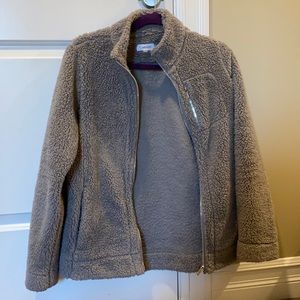 Grey Fluffy Jacket